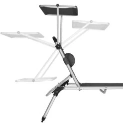 Tectake -ligbed Lorella - Aluminium- Incl. Verwisselbaar Hoofdkussen-zwart 7 Tectake -ligbed Lorella - Aluminium- Incl. Verwisselbaar Hoofdkussen-zwart -Leenbakker Winkel 1000082526 0103