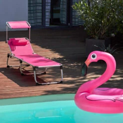 Tectake - Ligbed Zonnestoel Aurelie - Grijs Gemeleerd 6 Tectake - Ligbed Zonnestoel Aurelie - Grijs Gemeleerd -Leenbakker Winkel 1000083100 0102