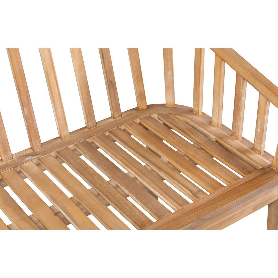 Exotan Tuinbank Lilly - Acacia - White Wash - 81x123x65 4 Exotan Tuinbank Lilly - Acacia - White Wash - 81x123x65 - Afbeelding 4