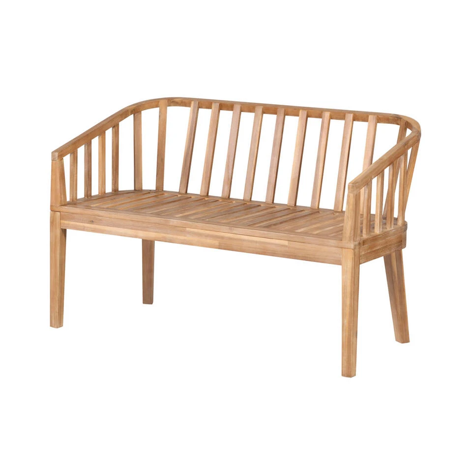 Exotan Tuinbank Lilly - Acacia - White Wash - 81x123x65 1 Exotan Tuinbank Lilly - Acacia - White Wash - 81x123x65