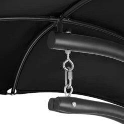 Tectake - Hangstoel Ligbed Maja - Zwart 7 Tectake - Hangstoel Ligbed Maja - Zwart -Leenbakker Winkel 1000086431 0103