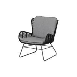 Exotan Loungestoel Outdoor Grace - Touw - Antraciet - Set Van 2