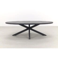 VDG Silva Ovale Tuintafel - 240 X 115 Cm -Leenbakker Winkel 1000092299 0102
