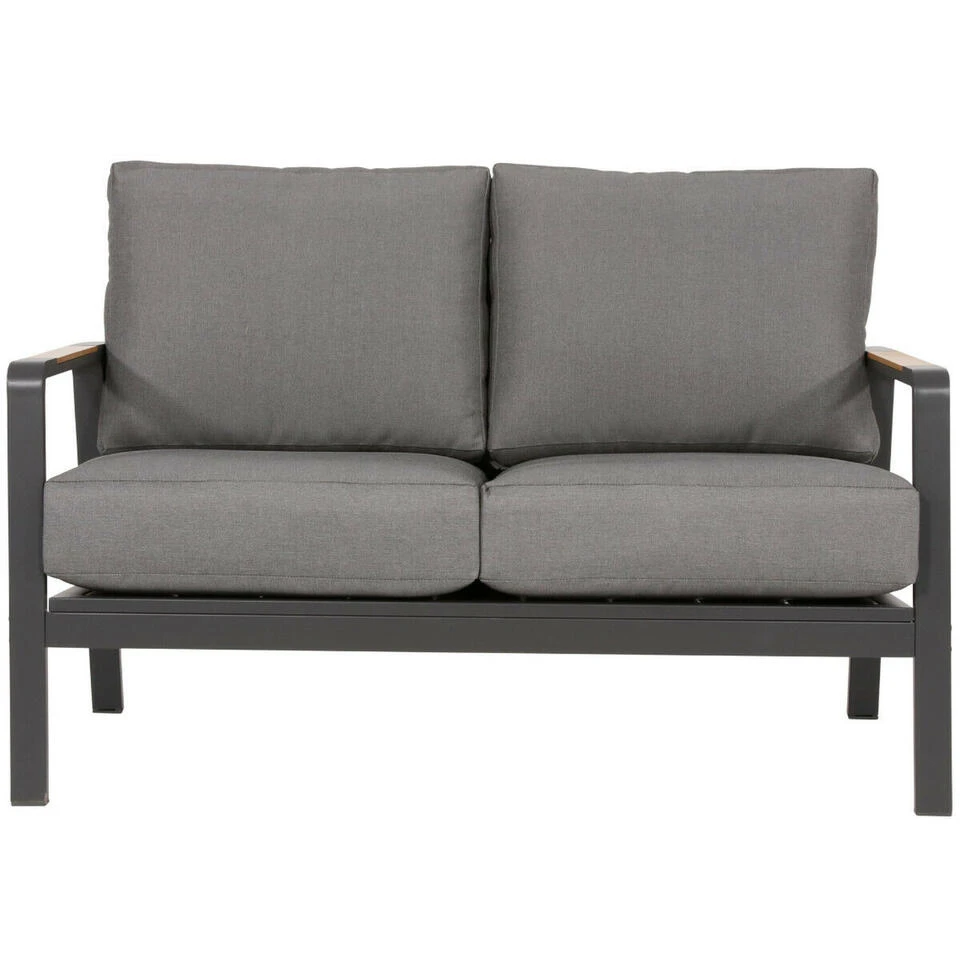 Loungebank Mai Tai - Stof - Grijs 2 Loungebank Mai Tai - Stof - Grijs - Afbeelding 2