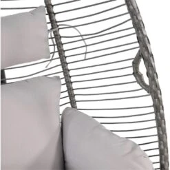 Rope Hangstoel - Wicker - Grijs -Leenbakker Winkel 1000094364 0103