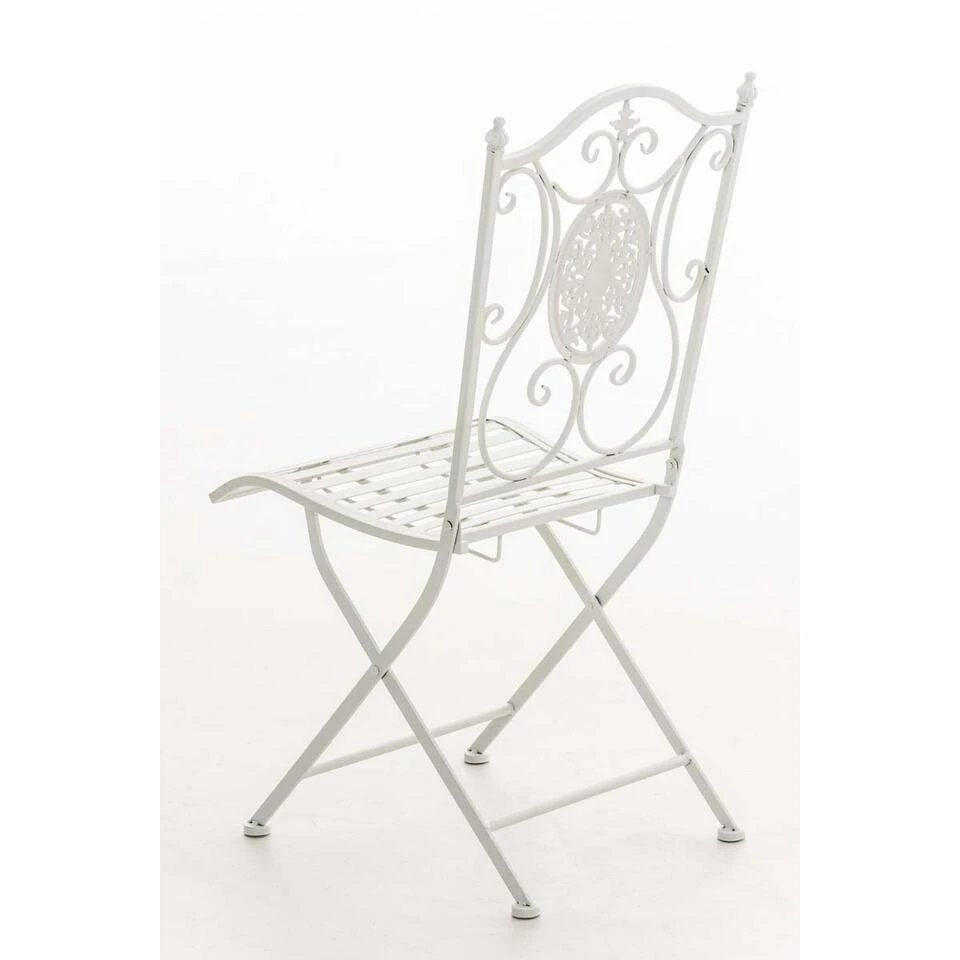 CLP Tuinstoel Sibell Wit 3 CLP Tuinstoel Sibell Wit - Afbeelding 3