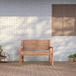 CLP Teakbank Halden 120 Cm -Leenbakker Winkel 1000095889 0102