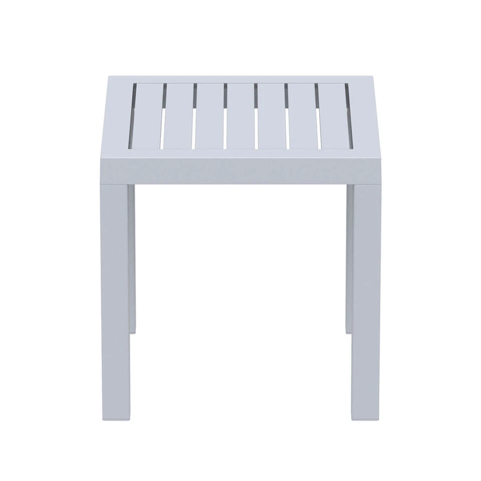 CLP Bijzettafel Ocean Zilverkleurig 2 CLP Bijzettafel Ocean Zilverkleurig - Afbeelding 2