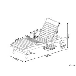 Beliani Tuinligstoel MARLBORO / JAVA / TOSCANA - Donkere Houtkleur Acaciahout 6 Beliani Tuinligstoel MARLBORO / JAVA / TOSCANA - Donkere Houtkleur Acaciahout -Leenbakker Winkel 1000096765 0102