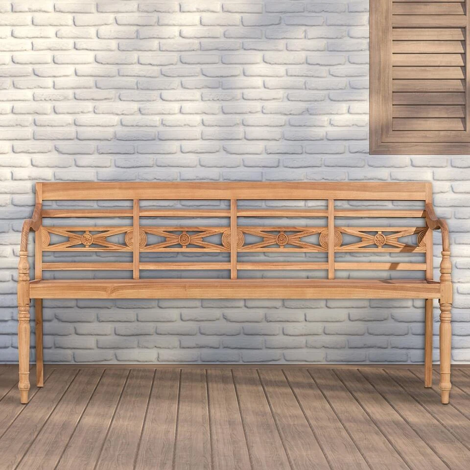 CLP Bank Maryland 170 Cm Teak 3 CLP Bank Maryland 170 Cm Teak - Afbeelding 3