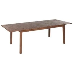 CESANA - Tuintafel - Donkerhout - 100 X 180/240 Cm - Acaciahout