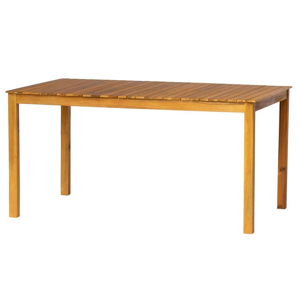 Tafel Voor Binnen En Buiten, 6 Personen, In Acacia 1 Tafel Voor Binnen En Buiten, 6 Personen, In Acacia