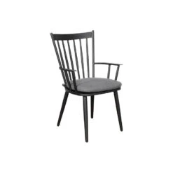 Sens-Line - Amsterdam Tuinstoel Zwart - Aluminium - Set Van 2