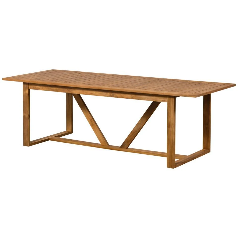 WOOOD Beaver Tuintafel - Teak - Naturel - 75x240x90 1 WOOOD Beaver Tuintafel - Teak - Naturel - 75x240x90