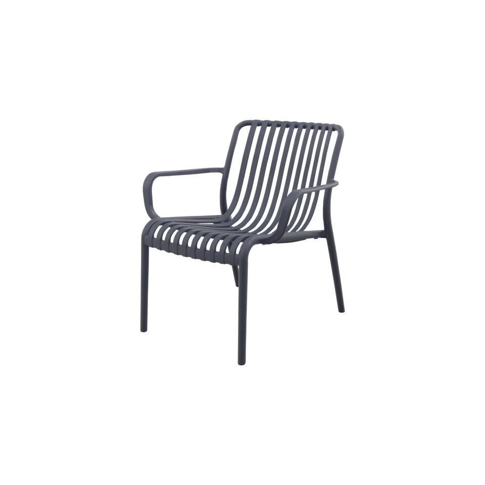Stripe Loungestoel - Antraciet 1 Stripe Loungestoel - Antraciet
