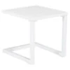 Happy Garden Bijzettafel BARBADOS - Wit - Aluminium