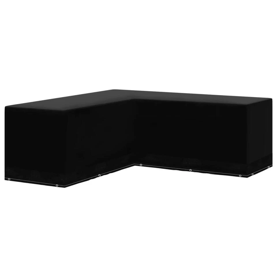 VidaXL - Tuinmeubel Hoes - Zwart - Polyetheen - 250 X 250 X 90 Cm 1 VidaXL - Tuinmeubel Hoes - Zwart - Polyetheen - 250 X 250 X 90 Cm