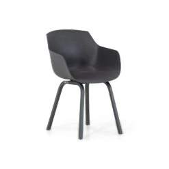 Tuinstoel Kunststof Grijs-antraciet Lifestyle Garden Furniture Salina