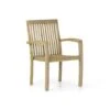 Tuinstoel Stapelbaar Teak Old Teak Greywash Garden Collections Wales