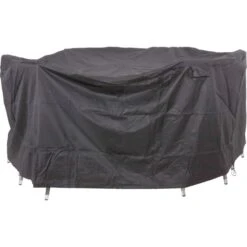 Les - Beschermhoes Zitgroep Ø250cm, Waterdicht - Zwart
