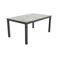 Hartman Comino Dining Tuintafel 163x105 Cm. - Keramiek/Grijs
