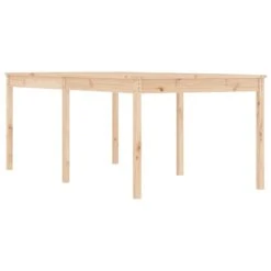 VidaXL - Tuintafel - Bruin - Massief Grenenhout - 203.5 X 100 X 76 Cm