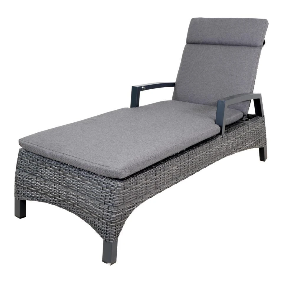 Les - Ligbed Prato Forte - Antraciet 1 Les - Ligbed Prato Forte - Antraciet