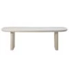 Tuintafel Deens Ovaal - Beige Betonlook - 300x100x75cm - Maya