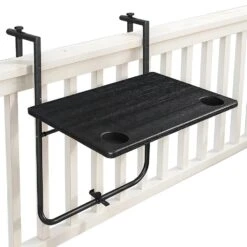 Goliving Balkontafel - Inklapbaar - Hangend - 60 X 40 Cm - Hoogteverstelbaar