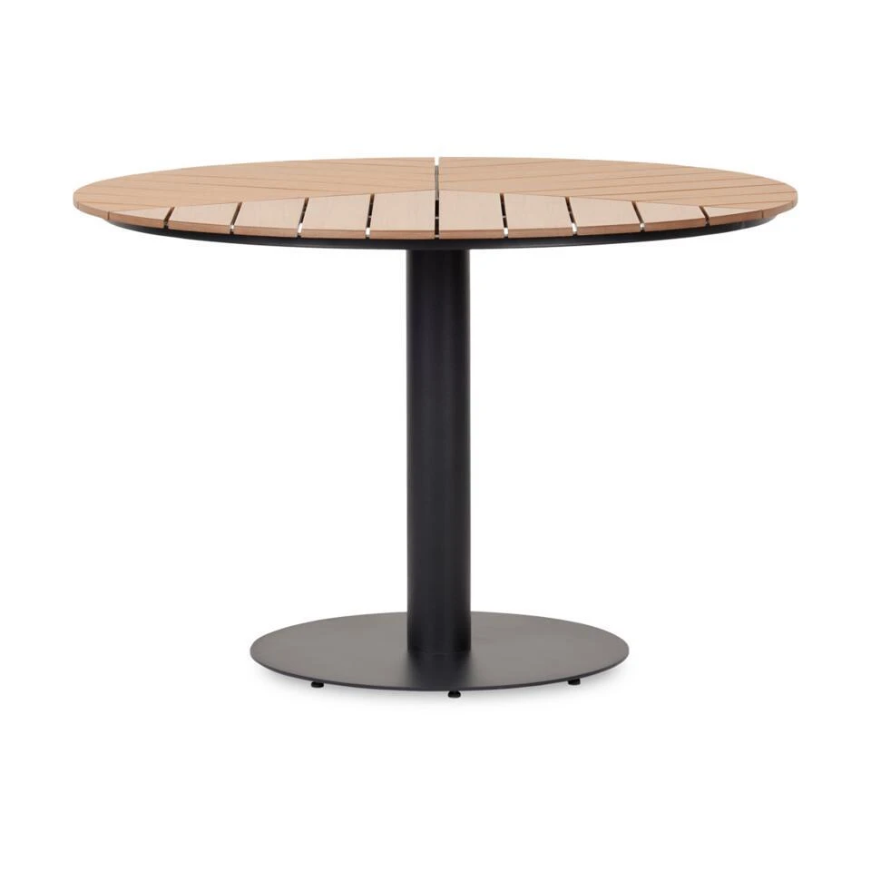 Lisomme Bente Ronde Tuintafel Bruin - Ø 113 Cm 1 Lisomme Bente Ronde Tuintafel Bruin - Ø 113 Cm