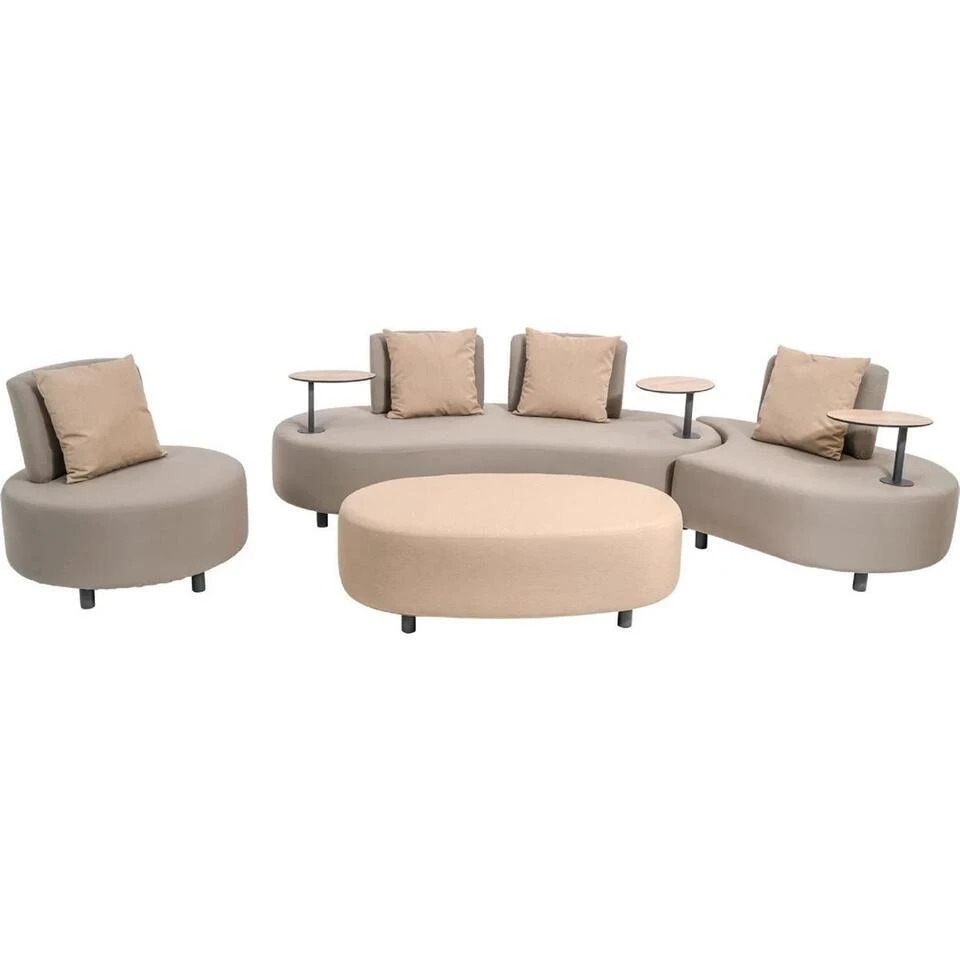Les - Calidad Loungeset - Matt Antraciet 1 Les - Calidad Loungeset - Matt Antraciet