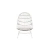 Svea - Ines Outdoor Loungestoel - Wicker - Wit