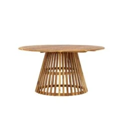 Svea - Viktor Ronde Tuintafel - ø150 Cm - Naturel