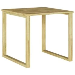 VidaXL - Buiten Tafel - Bruin - Geïmpregneerd Grenenhout - 50,5 X 50,5 X 46 Cm