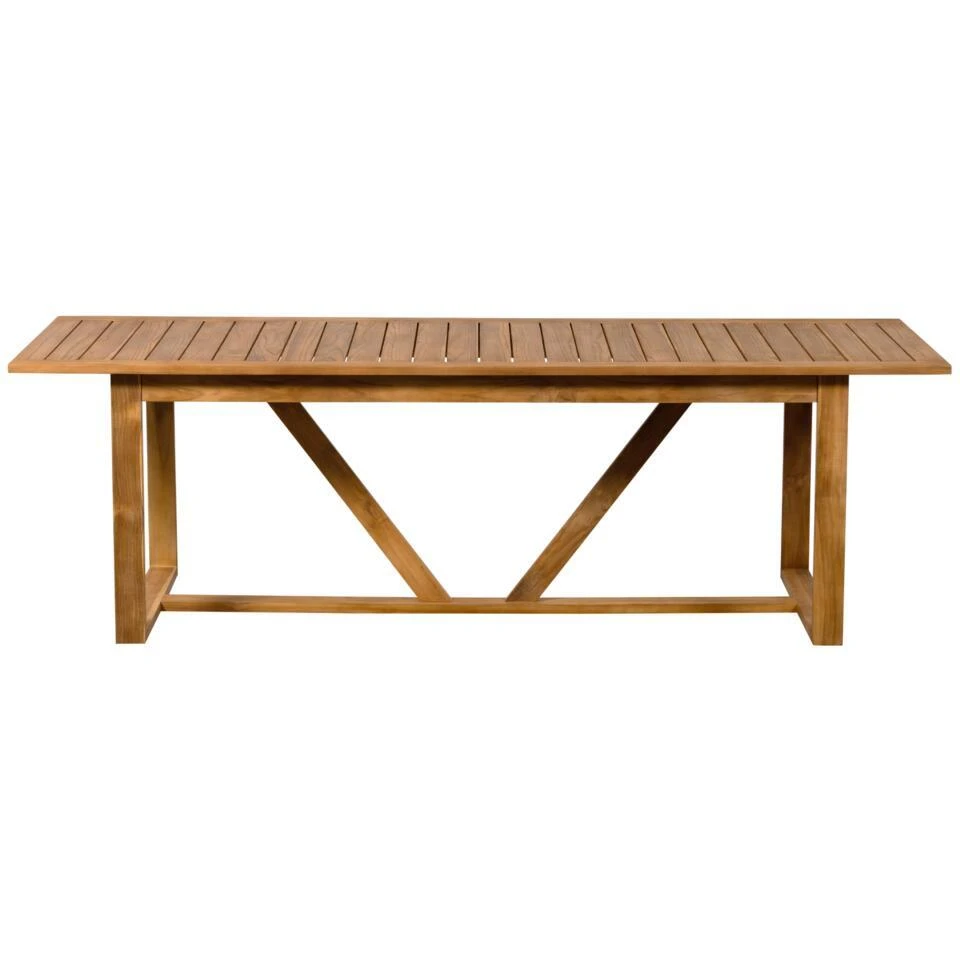 WOOOD Beaver Tuintafel - Teak - Naturel - 75x240x90 4 WOOOD Beaver Tuintafel - Teak - Naturel - 75x240x90 - Afbeelding 4