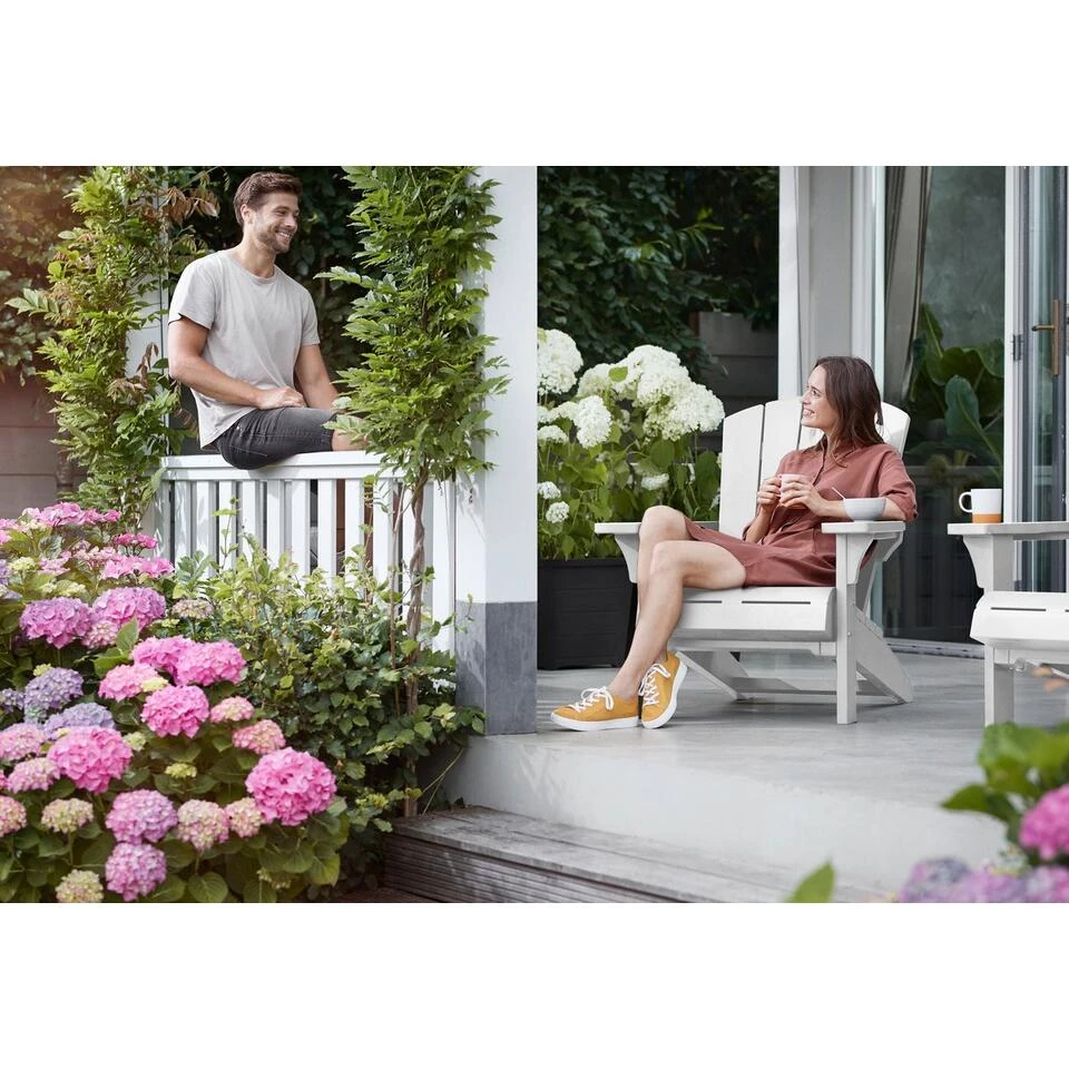 Keter Troy Adirondack Tuinstoel - Set Van 2 - 85x80x96.5cm - Wit 16 Keter Troy Adirondack Tuinstoel - Set Van 2 - 85x80x96.5cm - Wit - Afbeelding 16