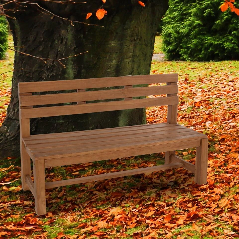 CLP Teakbank Augusta 120 Cm 3 CLP Teakbank Augusta 120 Cm - Afbeelding 3