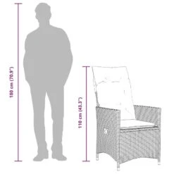 VidaXL - Tuinstoel - Zwart - Poly Rattan - 2 Stuks 20 VidaXL - Tuinstoel - Zwart - Poly Rattan - 2 Stuks -Leenbakker Winkel 13950390c37648a4942b0093b65f7ef5