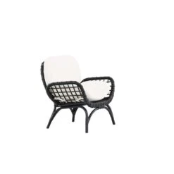 Svea - Hugo Outdoor Loungestoel - Wicker - Zwart -Leenbakker Winkel 14a91f824aba4ca3b56b5937b094db50