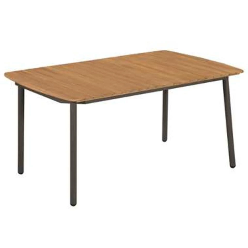 VidaXL - Tuintafel - Bruin - Hout - 150 X 90 X 72 Cm 1 VidaXL - Tuintafel - Bruin - Hout - 150 X 90 X 72 Cm