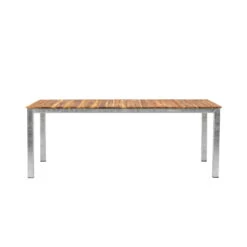 Fjôrd Tuintafel Acaciahout/Metaal - 200x100x74cm - Zenia 14 Fjôrd Tuintafel Acaciahout/Metaal - 200x100x74cm - Zenia -Leenbakker Winkel 1584ccfecdd2464aae40a1dc36d96edc