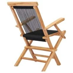 VidaXL Tuinstoelen Inklapbaar 2 St Massief Teakhout En Touw 7 VidaXL Tuinstoelen Inklapbaar 2 St Massief Teakhout En Touw -Leenbakker Winkel 1603863137 0103
