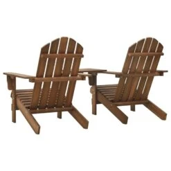 VidaXL Tuinstoelen Adirondack Met Tafeltje Massief Vurenhout Bruin 6 VidaXL Tuinstoelen Adirondack Met Tafeltje Massief Vurenhout Bruin -Leenbakker Winkel 16e5af812cf54616b453b4fb0a9a7174