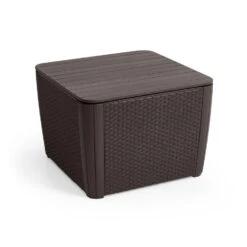 Keter Luzon Plus Opbergtafel - 57x57x43cm - Grafiet