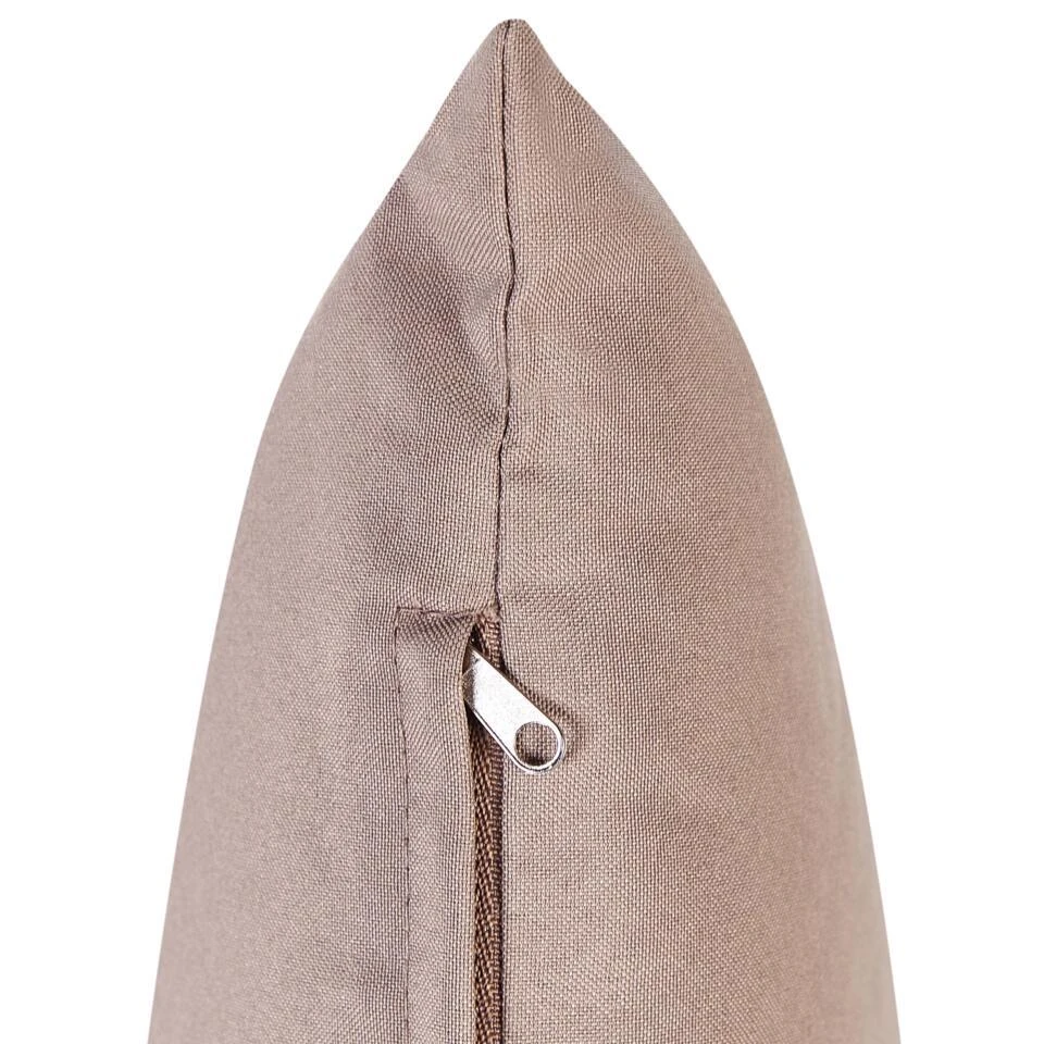 CERRETO - Tuinstoel - Taupe - Bamboe 9 CERRETO - Tuinstoel - Taupe - Bamboe - Afbeelding 9