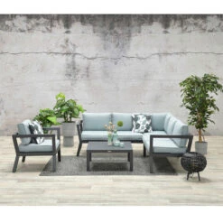 Garden Impressions San Luis Loungestoel - Mint Grijs 6 Garden Impressions San Luis Loungestoel - Mint Grijs -Leenbakker Winkel 1945392173 0102