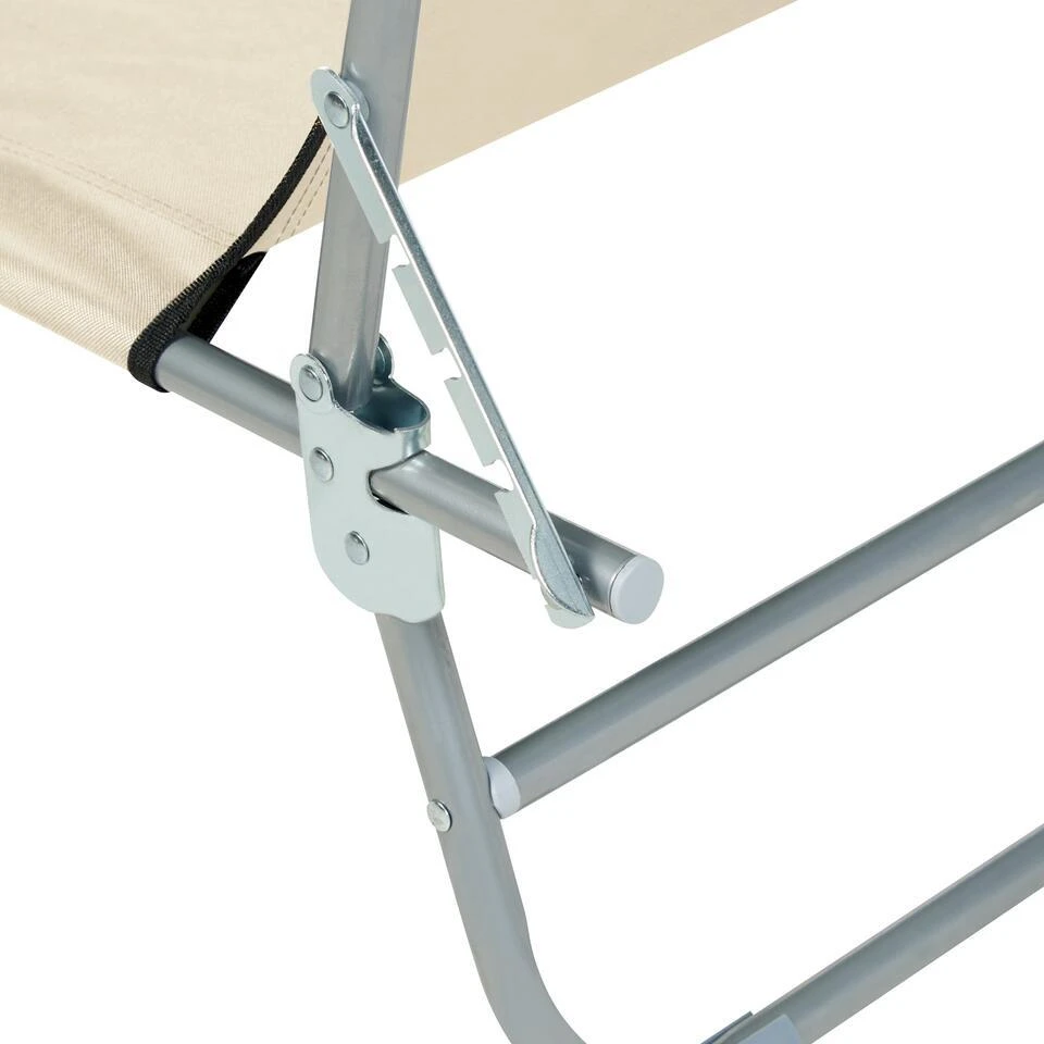 FOLIGNO - Strandstoel - Crème - Polyester 11 FOLIGNO - Strandstoel - Crème - Polyester - Afbeelding 11