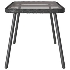 VidaXL - Salontafel - Zwart - Poly Rattan - 90 X 45 X 43 Cm -Leenbakker Winkel 1cc90edbefe44c0991511a071fe201ae