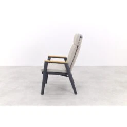 VDG Solaro Verstelbare Dining Tuinstoel - Light Rope / Teak Arm -Leenbakker Winkel 1d2d14bf6e304485900b8fe714b13186