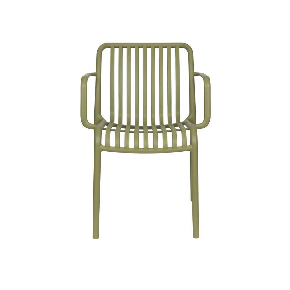 Housecraft Living Mante Tuinstoelen Groen - Set Van 4 3 Housecraft Living Mante Tuinstoelen Groen - Set Van 4 - Afbeelding 3